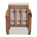 Wooden Mission Style Lounge Chair | Bali Loom Charlotte | Oroatrade.com