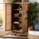2-Door Rattan Accent Cabinet | Novi Living Sibu
