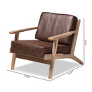 Oak Framed Lounge Chair | Bali Loom Sigrid | Oroatrade.com