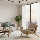 Oak Framed Lounge Chair | Bali Loom Sigrid | Oroatrade.com