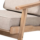 Oak Framed Lounge Chair | Bali Loom Sigrid | Oroatrade.com