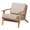 Oak Framed Lounge Chair | Bali Loom Sigrid | Oroatrade.com