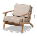 Oak Framed Lounge Chair | Bali Loom Sigrid | Oroatrade.com