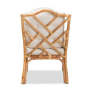 Natural Rattan Cushioned Accent Chair | Bali Loom Sonia | Oroatrade.com