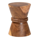 Suar Wood Hourglass Side Table | Bali Loom Samira | Oroatrade.com