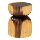 Hourglass Wooden Side Table | Bali Loom Noleta | Oroatrade.com