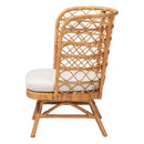 Hospitality furniture - Rattan Openwork Tall Accent Chair - www.oroatrade.com