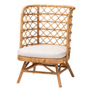 Hospitality furniture - Rattan Openwork Tall Accent Chair - www.oroatrade.com