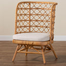 Hospitality furniture - Rattan Openwork Tall Accent Chair - www.oroatrade.com