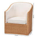 Padded Rattan Bohemian Lounge Chair | Bali Loom Tessa | Oroatrade.com