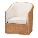 Padded Rattan Bohemian Lounge Chair | Bali Loom Tessa | Oroatrade.com