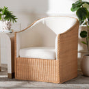 Padded Rattan Bohemian Lounge Chair | Bali Loom Tessa | Oroatrade.com