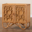 Geometrical Rattan 2 Door Cabinet | Bali Loom Baylor | Oroatrade.com