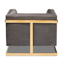 Button Tufted Velvet Accent Chair | Bali Loom Ambra | Oroatrade.com