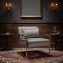 Velvet Cantilevered Lounge Chair | Bali Loom Mira | Oroatrade.com