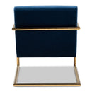 Velvet Cantilevered Lounge Chair | Bali Loom Mira | Oroatrade.com