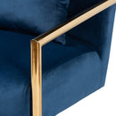 Velvet Cantilevered Lounge Chair | Bali Loom Mira | Oroatrade.com