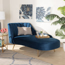 Contract furniture - Blue Velvet Chaise - www.oroatrade.com