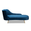 Contract furniture - Blue Velvet Chaise - www.oroatrade.com