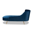 Contract furniture - Blue Velvet Chaise - www.oroatrade.com