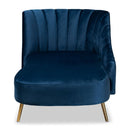 Contract furniture - Blue Velvet Chaise - www.oroatrade.com