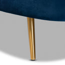 Contract furniture - Blue Velvet Chaise - www.oroatrade.com