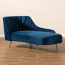 Contract furniture - Blue Velvet Chaise - www.oroatrade.com
