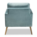 Velvet Open Armed Accent Chair | Bali Loom Leland | Oroatrade.com