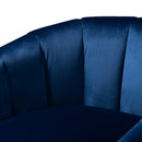 Blue Velvet Accent Chair | Bali Loom Tomasso | Oroatrade.com