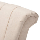 Beige Fabric Swivel Chair | Bali Loom Rayner | Oroatrade.com