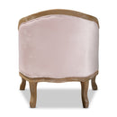 Tufted Pink Velvet Accent Chair | Bali Loom Genevieve | Oroatrade.com