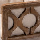 Button Tufted Beige Accent Barrel Chair | Bali Loom Esme | Oroatrade.com