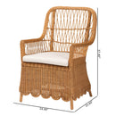Scalloped Rattan Accent Chair | Bali Loom Teresa | Oroatrade.com
