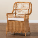 Scalloped Rattan Accent Chair | Bali Loom Teresa | Oroatrade.com