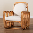 Square Armed Rattan Accent Chair | Bali Loom Tiramisu | Oroatrade.com