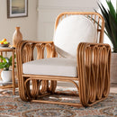 Square Armed Rattan Accent Chair | Bali Loom Tiramisu | Oroatrade.com