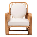 Square Armed Rattan Accent Chair | Bali Loom Tiramisu | Oroatrade.com