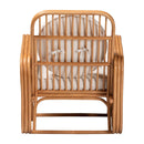 Square Armed Rattan Accent Chair | Bali Loom Tiramisu | Oroatrade.com