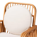 Square Armed Rattan Accent Chair | Bali Loom Tiramisu | Oroatrade.com