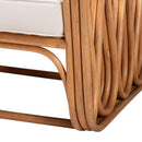 Square Armed Rattan Accent Chair | Bali Loom Tiramisu | Oroatrade.com