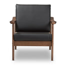 Walnut Framed Lounge Chair | Bali Loom Venza | Oroatrade.com