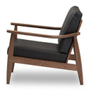 Walnut Framed Lounge Chair | Bali Loom Venza | Oroatrade.com