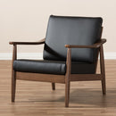 Walnut Framed Lounge Chair | Bali Loom Venza | Oroatrade.com