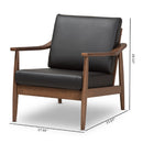 Walnut Framed Lounge Chair | Bali Loom Venza | Oroatrade.com