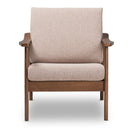 Walnut Framed Lounge Chair | Bali Loom Venza | Oroatrade.com