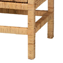 Mahogany Framed Rattan Cabinet | Bali Loom Vivan | Oroatrade.com