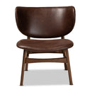 Brown Leather Effect Accent Chair | Bali Loom Marcos | Oroatrade.com