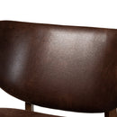 Brown Leather Effect Accent Chair | Bali Loom Marcos | Oroatrade.com