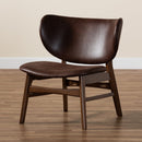 Brown Leather Effect Accent Chair | Bali Loom Marcos | Oroatrade.com
