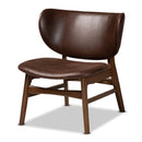 Brown Leather Effect Accent Chair | Bali Loom Marcos | Oroatrade.com